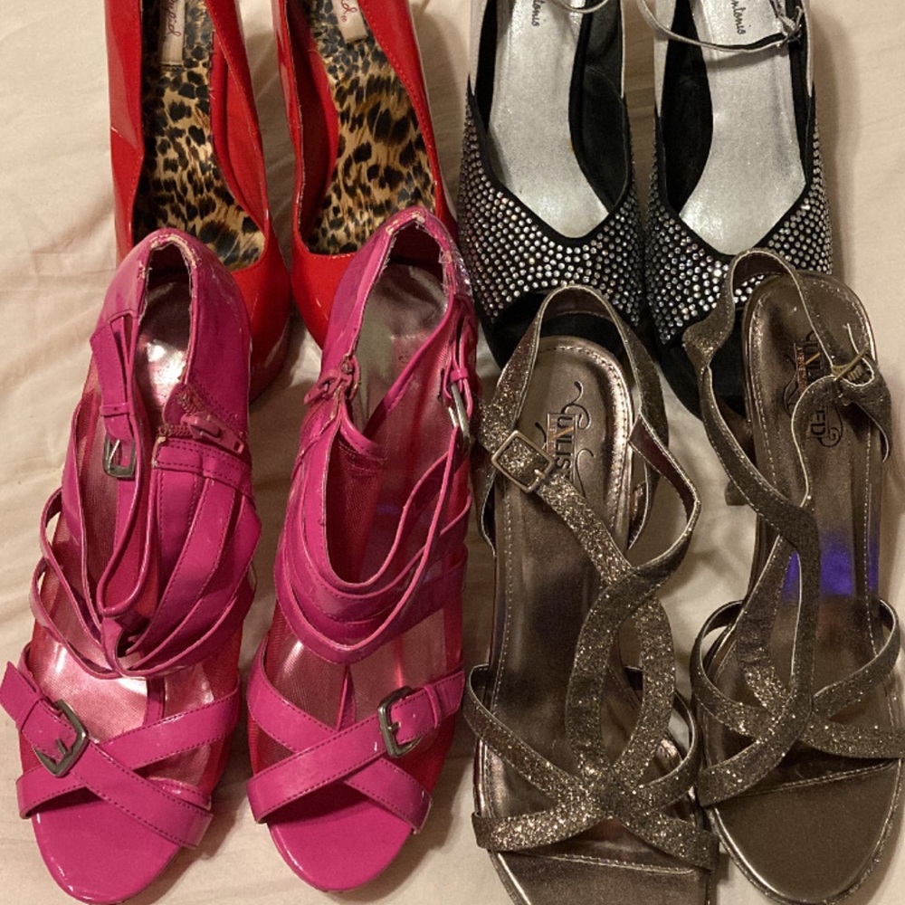 Size 10 high heels